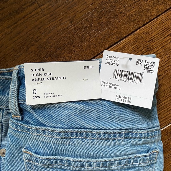 American Eagle jeans size 0 - Picture 3 of 3